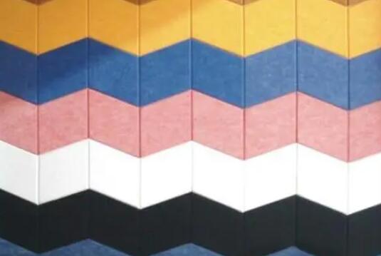 明快亮麗的聚酯纖維吸音板的裝飾風格